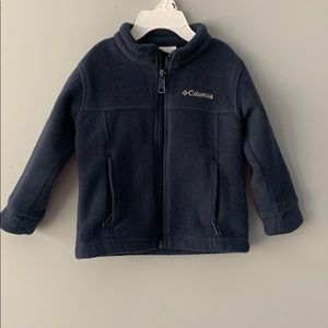 Columbia navy fleece jacket